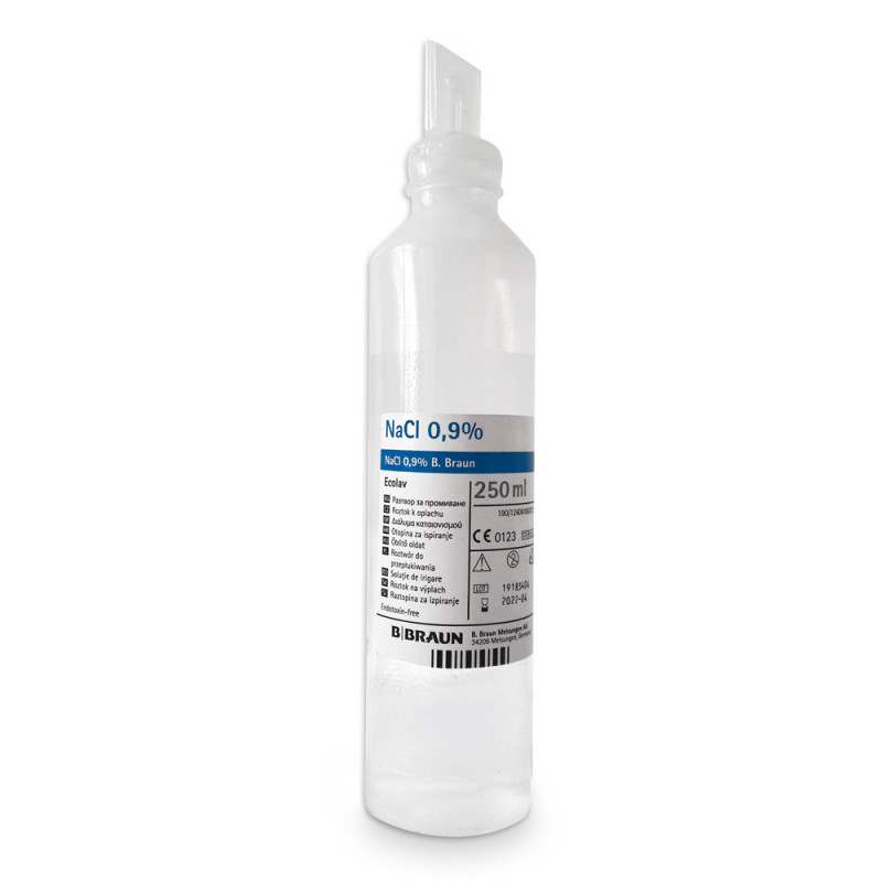 Natrium chloratum 0,9% 250 ml (sól fizjologiczna)